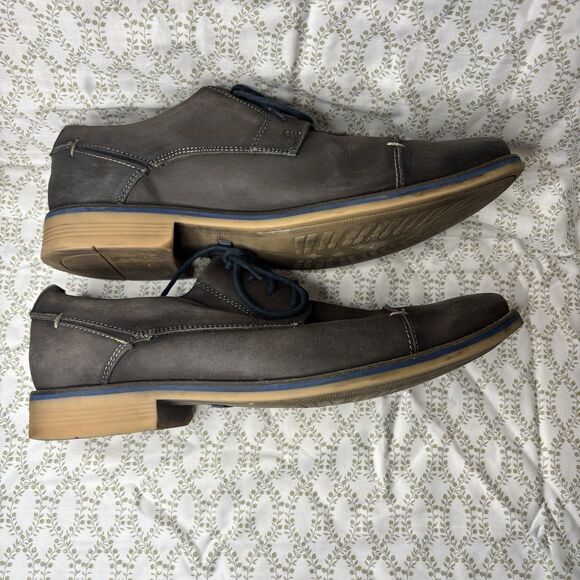 Belvedere Paris Stone Brown Cap Toe Leather Lace Up Dress Shoes Size 10.5D main image 9